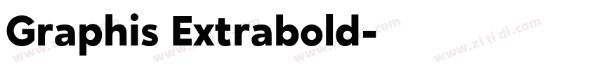 Graphis Extrabold字体转换